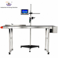 Imprimante jet d'encre semi-automatique IPS-8001 pour date d'expiration sur bouteilles et cartons, 1 à 8 têtes, professionnelle et portable