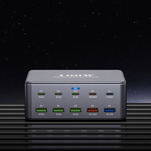 100W GaN 10-Port <b>Fast</b> <b>Charging</b> Station PD 3.0 Power Hub for Multi-Device Laptop/Phone 5V/3A Essential for Desktop Travel - Product Image 3