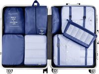 Organisateurs d'emballage de bagages de voyage Cubes d'emballage de sac essentiel de voyage légers pour des valises