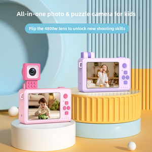 Kids 140 Wide Angle LED <b>Flashlight</b> Camera Toy MicroSD 4MB Memory MP3 Functions 2.4inch Screen Gift for 3-6 Year Old Boys Girls - Product Image 2