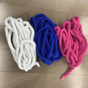 Corde de coton torsadé <span class=keywords><strong>macramé</strong></span> cordon pour suspension murale <span class=keywords><strong>plante</strong></span> cintres artisanat jouets pour animaux de compagnie - Product Image 6