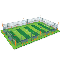 Stades de football personnalisés, terrains complets, équipement de terrain de sport, terrain de football pour extérieur et intérieur
