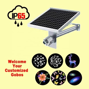 <span class=keywords><strong>Projecteur</strong></span> <span class=keywords><strong>solaire</strong></span> LED IP65 Gobo, éclairage extérieur étanche et anti-poussière pour aménagement paysager - Product Image 2