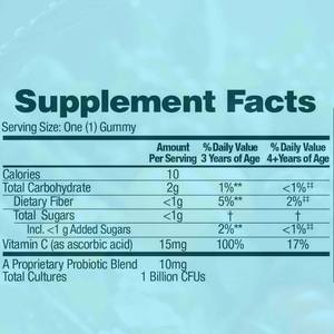 Permen Serat Nabati Mendukung Keseimbangan Bakteri yang Baik Mikrobioma yang Sehat Menjaga Anak Tetap Sehat Suplemen Vitamin C - Product Image 3