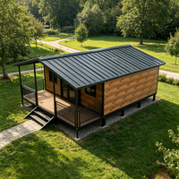 Maisonnette de luxe extensible en acier pour une vie moderne, idéale pour chambre et appartement, résistante au feu et à l'eau, villa préfabriquée