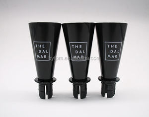 Mini funil de plástico do champanhe do preto - Product Image 2