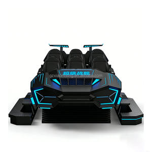 Réalité Virtuelle 9D Simulateur de Jeu VR 6-Seat Intérieur Métal Plastique pour Centre Commercial École ou <span class=keywords><strong>Parc</strong></span> d'Attractions Aventures - Product Image 5