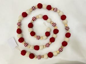 Nuevo aspecto hecho a mano rústico ecológico tela Premium pluma Artificial festivo multicolor guirnaldas de Navidad atractivas - Product Image 3