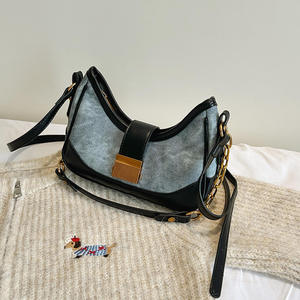 Nuevo bolso de mano estilo retro para mujer, bolso de hombro de lujo con cadena, material PU, bolso cruzado para mujer - Product Image 3
