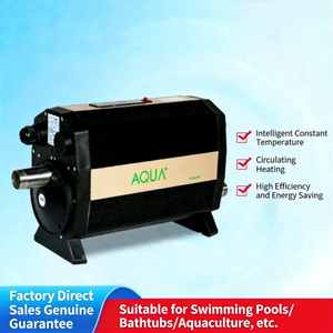 AQUA AEH Pool Elektrischer Heizer Konstante Temperatur Wassererhitzer für Schwimmbäder 5,5kW bis 60kW Verschiedene Größen Poolheizung - Product Image 1
