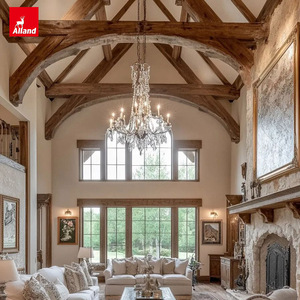Allandgroup Poutres de plafond en bois courbées, grandes, en chêne rouge, pour décoration de maison, en forme d'arche, en vente - Product Image 5