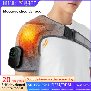 Almohadilla Eléctrica Térmica para Hombros con Terapia Infrarroja, Recargable por USB, Color Gris, Masajeador para Aliviar el Dolor de Hombro - Product Image 5