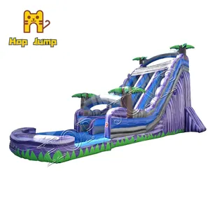 Inflatable Núi Lửa Trượt Nước Với Hồ Bơi Inflatable Trượt N Trượt Cần Bán