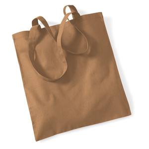 Sac fourre-tout en coton 100% Promo Shopper, couleur caramel, taille unique, style décontracté, pour activités promotionnelles - Product Image 1