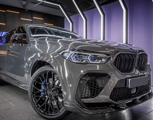 Kit Carrozzeria in Fibra di Carbonio Stile LD per <span class=keywords><strong>BMW</strong></span> X6M - Spoiler/Minigonne Laterali/Diffusore Posteriore/Aggiornamento Cofano - Product Image 3