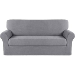 Knitted Washable Modern Protective Jacquard Stretch Elastic <b>Sofa</b> <b>Slipcover</b> Customizable Color 3-Seater (180-235cm Width) - Product Image 1