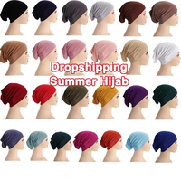 Hijab musulman Dropshipping Under Scarf Hijab Cap Bangladesh Muslim Cap Women Inner Caps Summer Hijab Shopify Dropshipping