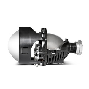 Super brillante 100W 2,5 pulgadas <span class=keywords><strong>LED</strong></span> lente faro alto haz bajo proyector Bi <span class=keywords><strong>LED</strong></span> Retrofit Kit proyector faros H4 - Product Image 6