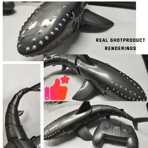 Aijh Thiết Kế Mới Ngoài Trời RC Thuyền Đồ Chơi Mô Phỏng Không Thấm Nước 2.4G RC Cá Mập Động Vật Đồ Chơi Bán Điều Khiển Từ Xa Cá Mập - Product Image 3