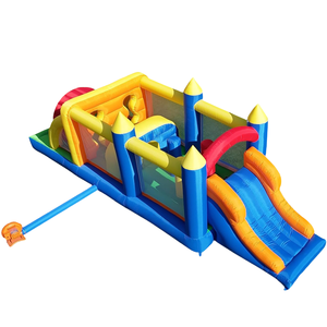 Juegos de Casa de rebote de carrera de obstáculos inflables comerciales divertidos grandes - Product Image 1