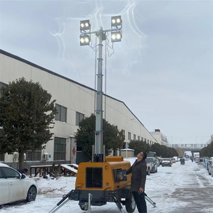 Mobile <b>Lighting</b> Tower 9M Hydraulic Lift LED <b>Light</b> Vehicle For Construction Site Full Coverage Illumination - Product Image 3