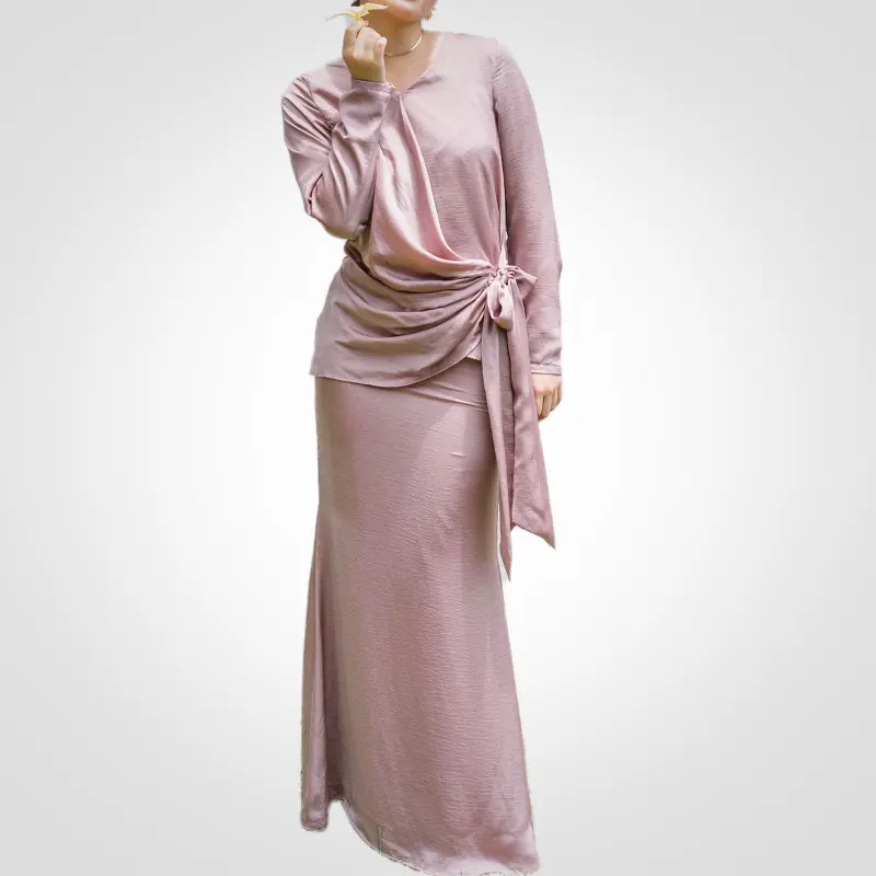 SIPO Schlussverkauf Baju Kurung in Malaysia Abaya Baju Kurung muslimisches Kleid Baju Kurung Satin