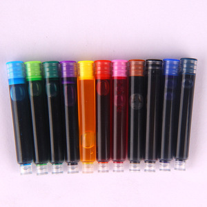 Cartuchos de Tinta de Colores de 34 mm para <span class=keywords><strong>Pluma</strong></span> <span class=keywords><strong>Estilográfica</strong></span>, Recargas de Tinta de Plástico para Escribir, Convertidores de Tinta Reemplazables al por Mayor - Product Image 2