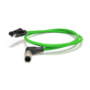 Không Thấm Nước 4 Pin <span class=keywords><strong>M12</strong></span> kết nối để <span class=keywords><strong>RJ45</strong></span> cắm Pur Áo khoác công nghiệp profinet/<span class=keywords><strong>Ethernet</strong></span> Camera an ninh ip mạng cat6 Cáp - Product Image 2