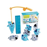 Jeu de pêche rétractable Fishing Master, jouet de pêche interactif parent-enfant, jeu de table, jouet de pêche en plastique, à partir de 3 ans