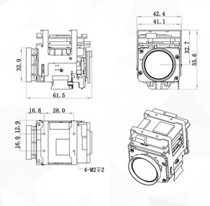 Module de caméra réseau pour <span class=keywords><strong>mini</strong></span>-drone |   Objectif zoom optique 10x 4K |   Capteur CMOS Ultra Starlight pour vision nocturne |   Prise en charge <span class=keywords><strong>USB</strong></span>, HDMI - Product Image 4