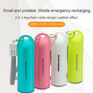 Batería Portátil de Polímero de Litio Super Delgada y Mini, con Diseño de Logotipo Personalizado, para Llavero, 2000/2200/2600mAh - Product Image 2