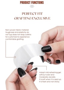 Patchs hydrogel pour les yeux, coussinets en gel pour extensions de cils, outil de soin de beauté - Product Image 2