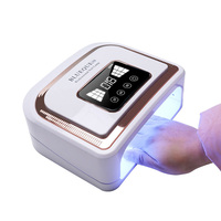 Sèche-ongles automatique portable mini UV LED rechargeable sans fil 2025, séchage rapide, 120W, lampe à ongles en gel de haute qualité, faible bruit, plastique