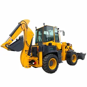 Diskon pemuat ekskavator backhoe Cina pemuat baru 2.5T 3t roda loader loader roda backhoe