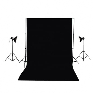 Prezzo di fabbrica di Colore Solido Sfondo In Studio 3x3m Bianco Muslin Fondale 1x1.5m Floccato Tessuto di Fondo per Lo Studio Attrezzature - Product Image 1