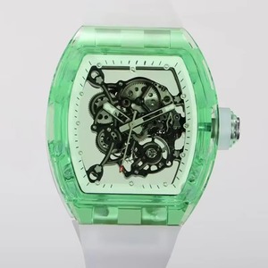 Montre-bracelet automatique mécanique de sport pour homme, édition limitée personnalisée, boîtier en saphir de luxe de haute qualité, creuse, étanche et lumineuse - Product Image 2