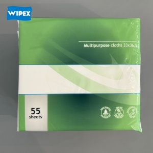 Wipex多目的スパンレースクリーニングワイプ不織布使い捨て万能布 - Product Image 1