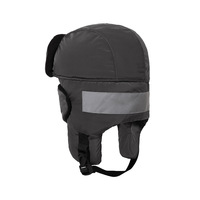 Sombrero de invierno personalizado para ciclismo al aire libre, máscara extraíble con tira reflectante, sombrero de invierno impermeable a prueba de viento más seguro