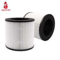 Filter Pengganti Premium untuk Pembersih Udara, Filter HEPA H13 Kelas HEPA dengan Karbon Aktif