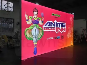Tawns Custom Print Trade Show 6x6 Tension Fabric Display Stand Backdrop Banner Wall For Trade Show