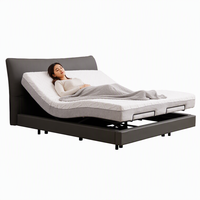Base de lit réglable motorisée intelligente en métal rembourrée, prix d'usine, vente en gros, pour lits simples, doubles et king-size – Luxe moderne