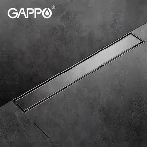 Gappo New Design 70*500 Long Drainer Strip Boden ablauf G85007-4 glattem Doppel Edelstahl Badezimmer Modernes Sieb poliert