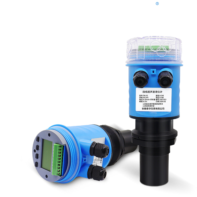 IP68 Integrated Ultrasonic Liquid Level Meter with Anti-Corrosion for Harsh Industrial Environment
