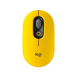 Оригинальная эмодзи Logitech поп Беспроводная кнопка для ноутбука технология батарея эргономичная красочная мини-оптическая офисная мышь