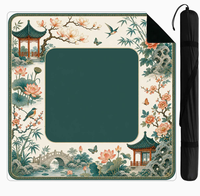 Tapis de Mahjong Portable de Luxe Moderne Gedgan, en Diatomite Antidérapant, Réduction du Bruit, Écologique, Durable, Résistant à l'Eau, Table de Poker