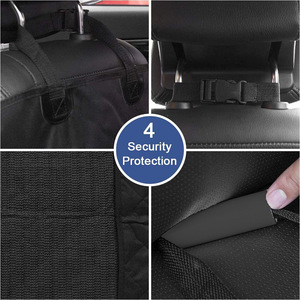 Housse de siège auto imperméable pour animaux de compagnie, anti-salissure, en tissu Oxford, coussin de siège passager pour chiens et chats, lits et accessoires pour animaux - Product Image 3