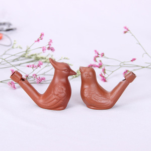 Silbatos de agua vintage con forma de pájaro, Ocarina de arcilla, Canto de pajarito, Chirridos de cerámica, Juguetes para la hora del baño de niños, Venta al por mayor - Product Image 5