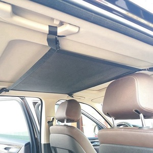 Filet de rangement pour toit de voiture, organisateur en maille de polyester à 1 compartiment pour bagages de coffre et articles divers - Product Image 2