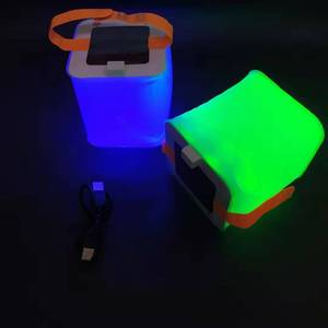 Linterna de Camping LED Solar Recargable, Luz RGB, Lámpara Plegable Portátil para Interiores y Exteriores con Carga USB - Product Image 2