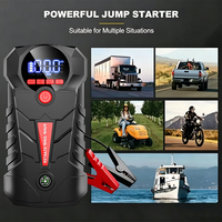 Démarreur de Voiture Multifonction 4-en-1 Compact Haute Puissance avec Pompe à Air Intégrée – Meilleure Vente